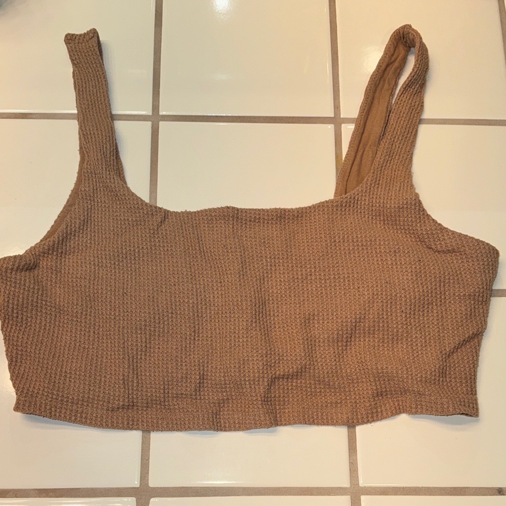 Abercrombie & Fitch Brown Knit Crop Top. Sleep wear